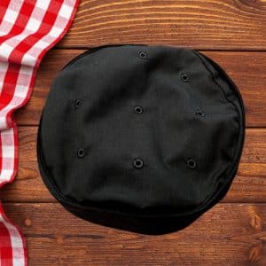 Calot cuisinier Galure noir sans filet