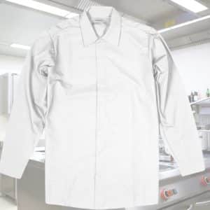 Chemise blanche alimentaire manches longues