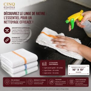 Découvrez le Linge de Ratine : L'Essentiel pour un Nettoyage Efficace !
