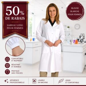 Blouse Blanche pour Femmes - -50% de Rabais aujourd'hui