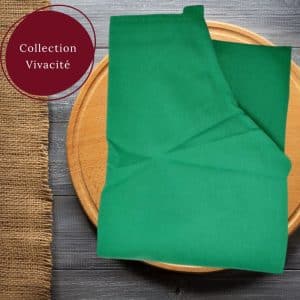 Tablier cuisinier Vivacité Vert Kelly