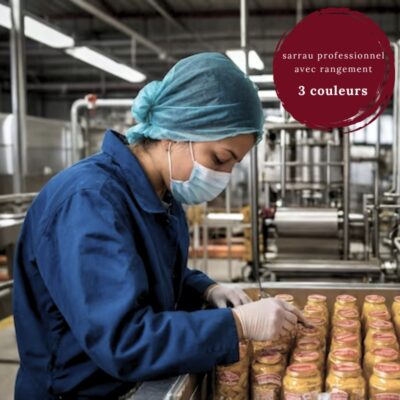 Sarrau Alimentaire Long à 3 Poches – Praticité et Protection