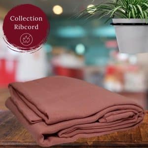 Couvre-lit framboise Lit simple Collection Ribcord