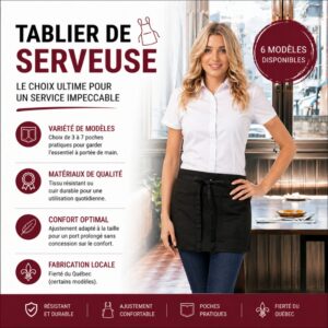 Tablier de Serveuse : Le Choix Ultime pour un Service Impeccable