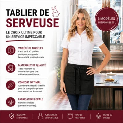 Tablier de Serveuse : Le Choix Ultime pour un Service Impeccable