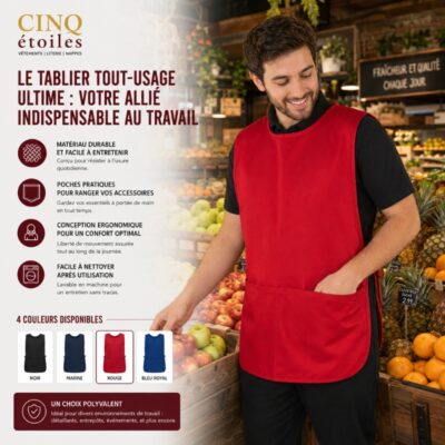 Le Tablier Tout-Usage Ultime : Votre Allié Indispensable au Travail
