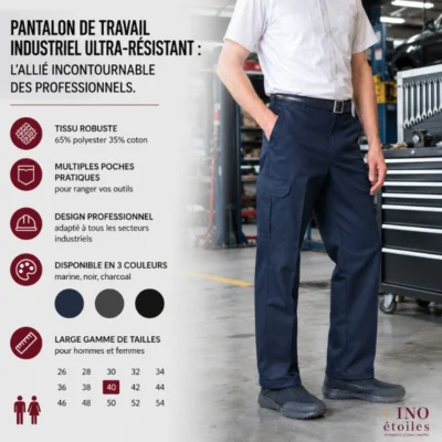 Pantalon de travail industriel ultra-résistant : L'allié incontournable des professionnels