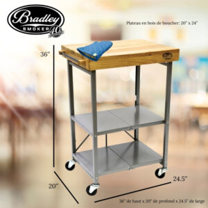 Dimensions de la desserte de cuisine Bradley