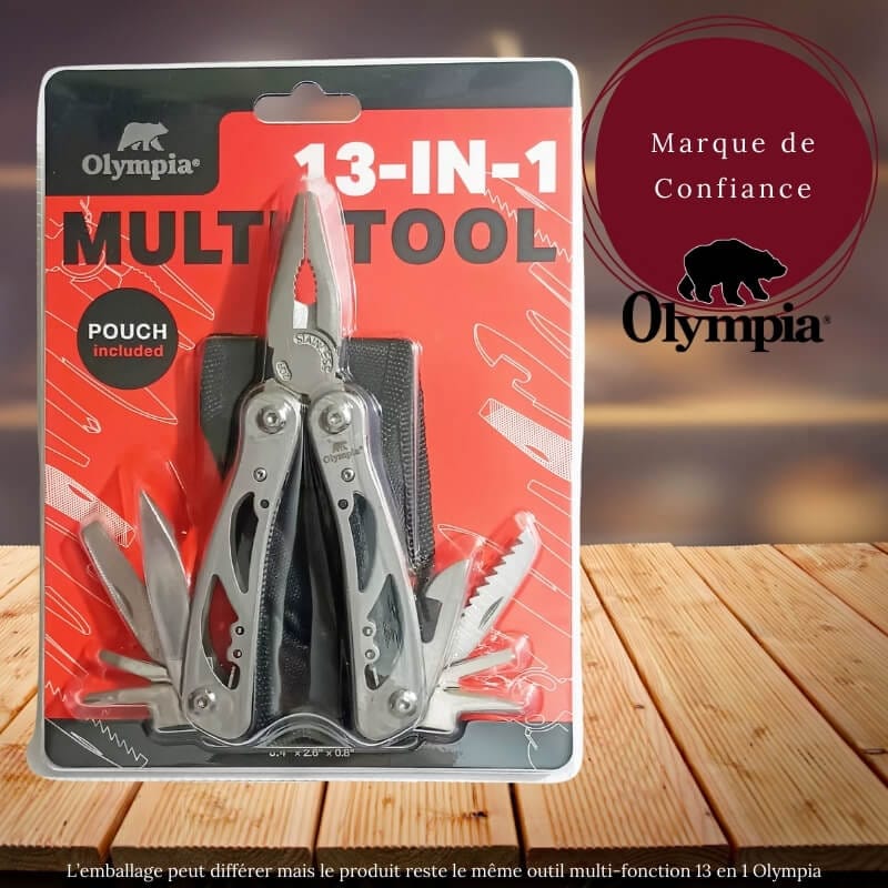 Outil Multifonction Olympia 13 en 1 – Robuste & Pratique !