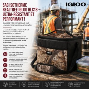 Sac Isotherme Realtree Igloo HLC18 – Ultra-Résistant et Performant !
