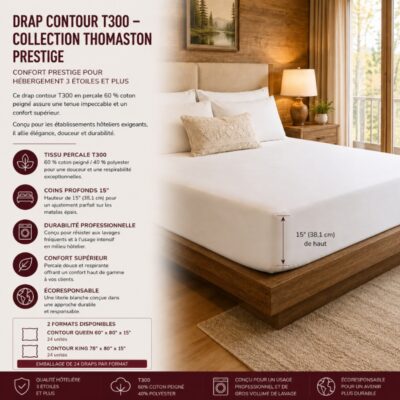 Drap Contour T300– Collection Thomaston Prestige