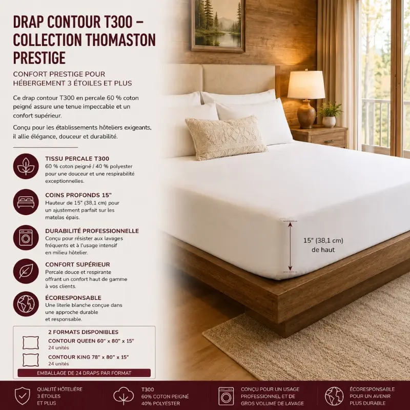 Drap Contour T300– Collection Thomaston Prestige