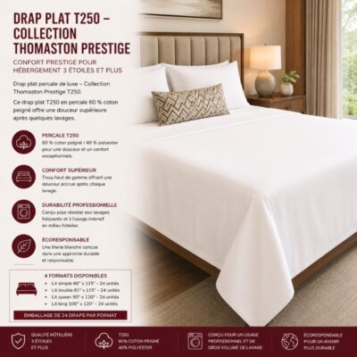 Drap plat T250– Collection Thomaston Prestige