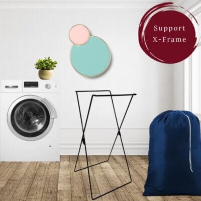 Support X-Frame pour sac de buanderie – Léger, rapide et pratique