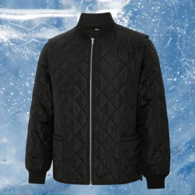 Manteau Noir Freezer Essential – vue de face