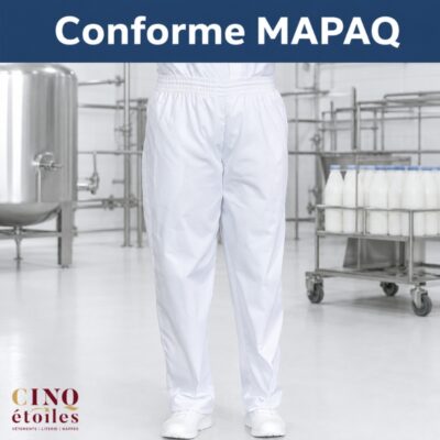 Pantalons de Cuisine & Production Conformes